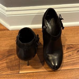 Black Leather booties